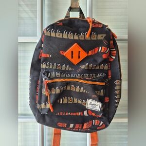 Herschel Supply Company Black and Red Patterned Backpack